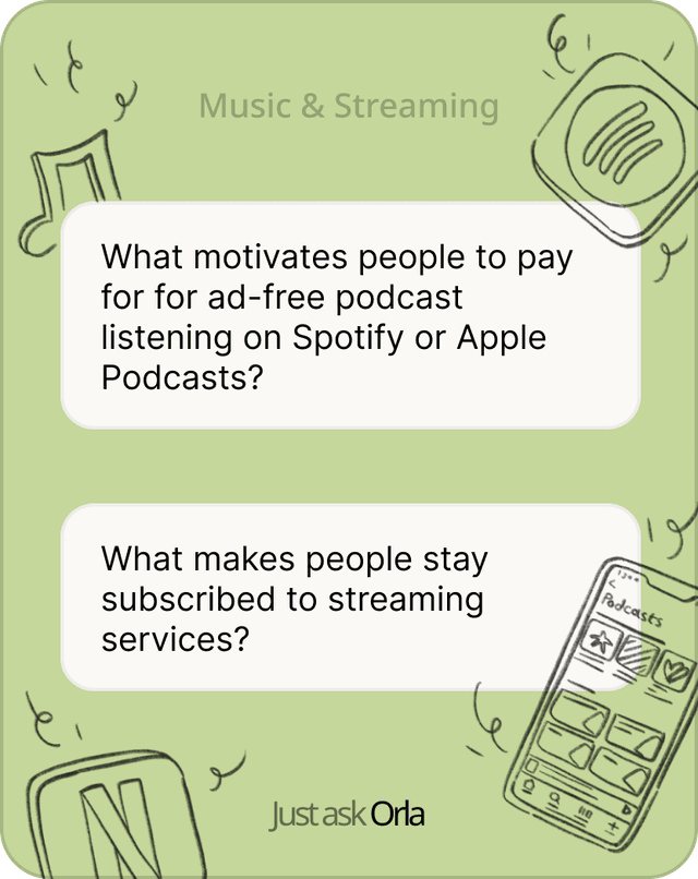 Music & Streaming Marketing Card